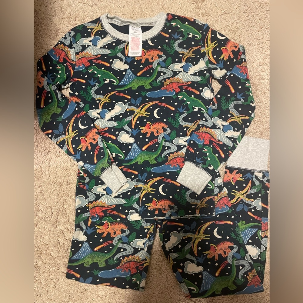 Boys Mini Boden Pajama Set - Dinosaurs